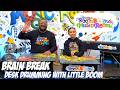 Hip Hop Desk Drumming Brain Break for Kids with Mister Boom Boom and Little Boom Boom