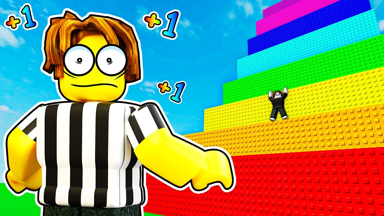 Roblox but EVERY SECOND +1 JUMP Power to escape obby...