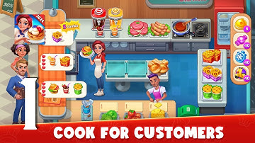 Cooking Tour: Restaurant Games Gameplay Walkthrough Part 1 - Level 1 ~ 11 (Android, IOS)