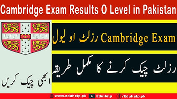 Cambridge Exam Results 2023 O Level in Pakistan