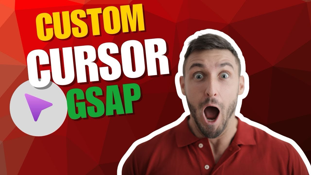 🎯 Create a Custom Cursor using HTML, CSS, JavaScript & GSAP | Complete ...