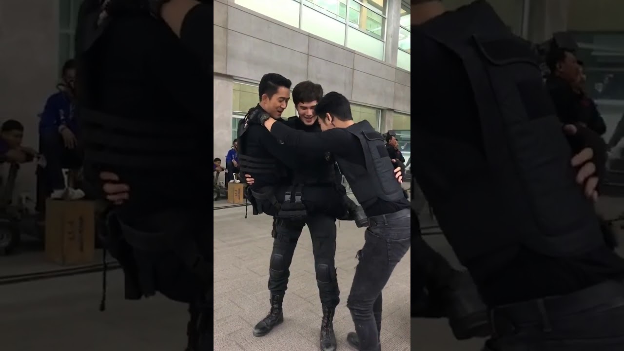 170913 มิกค์ ทองระย้า - เซฟฟานี่ อาวะนิค ถ่ายละครยึดฟ้าหาพิกัดรัก