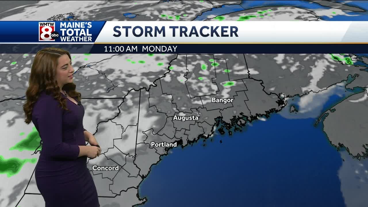 Stray showers tonight with a mild stretch through the work week - YouTube