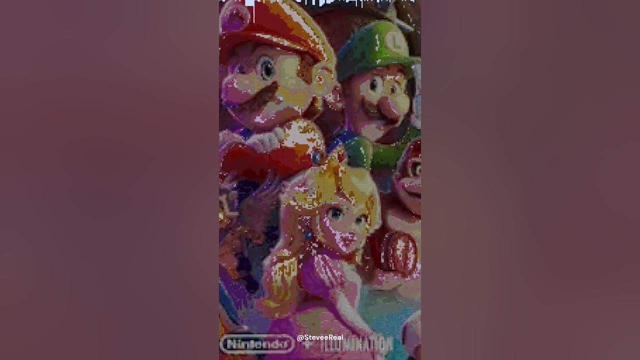 Super Mario x peaches loop🥰...shorts YouTube