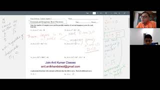 Polynomials Irrational and Imaginary Roots Theorems with Examples