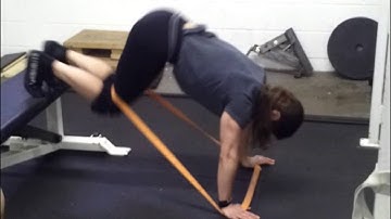 Bodyweight Leg extension w/ Elitefts band