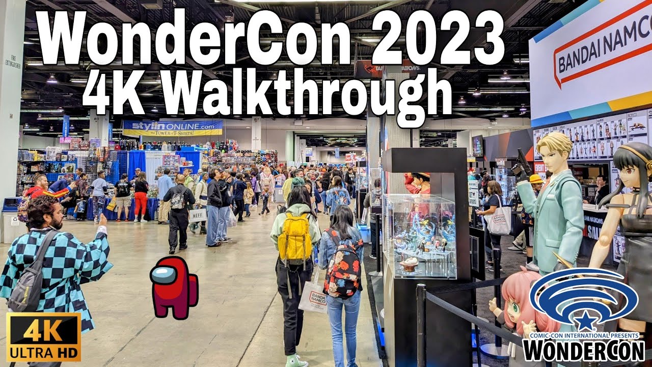 WonderCon 2023 4K Convention Hall Full Walkthrough Anaheim Walking