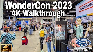 WonderCon 2023 4K - Convention Hall Full Walkthrough -Anaheim Walking Tour