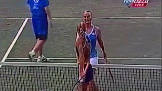 Anna Kournikova vs Barbara Schett 1999 Hilton Head R3 Highlights