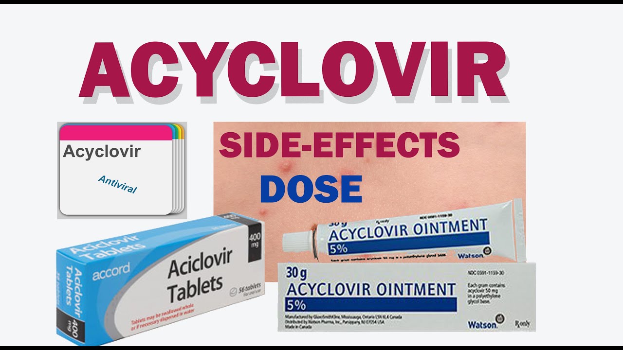 acyclovir long term use side effects