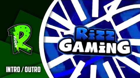 RIZZ GAMING || 100% MADE ON ANDROID || Req-TRO || INTRO / OUTRO 2D