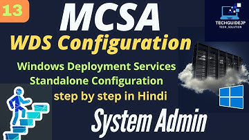 WDS (Windows deployment services) configuration in windows server | step by step in Hindi.