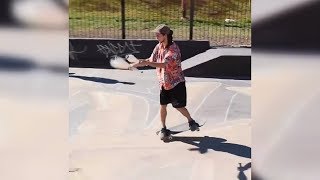Insane Nose Manual Skate Juggling