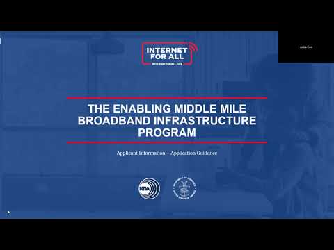 Internet for All Webinar Series: Applicant Portion Middle Mile Program Application