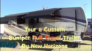 Custom Bumper Pull Travel Trailer by New Horizons