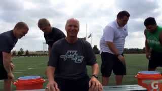 Head Football Coach Dennis Miller Takes The ALS Ice Bucket Challenge