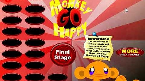 Monkey Go Happy 3 Walkthrough All Levels Final Click Score: 39