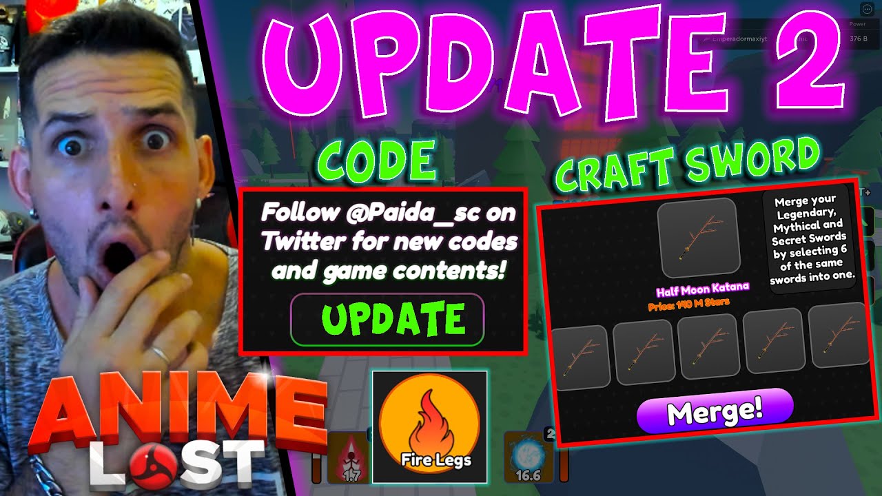 UPDATE 2 ANIME LOST SIMULATOR CODES ROBLOX 