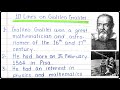 10 Lines Essay on Galileo Galilei | Galileo Galilei 10 Points | Galileo Galilei Few Lines, Sentences