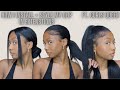 How I install + Style My Clip In Extensions | 20 Inch Straight Light Yaki | Ft. Curls Queen