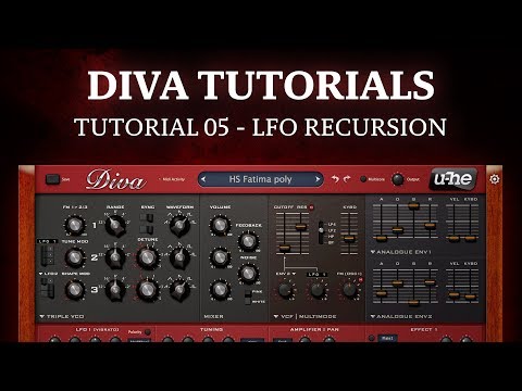 Diva tutorial 05 - LFO recursion