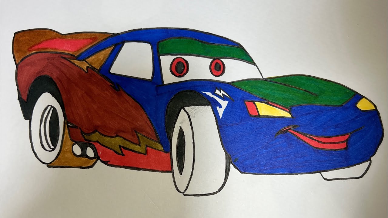 Cute car drawing 