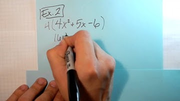 Factoring Non-Monic Trinomials with U-Substitution