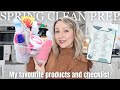 Prepare for spring cleaning  spring clean checklist  best cleaning products review