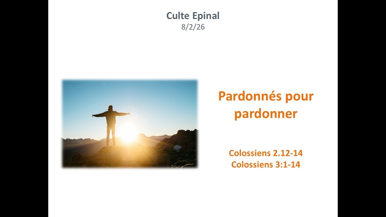 Pardonnés pour pardonner