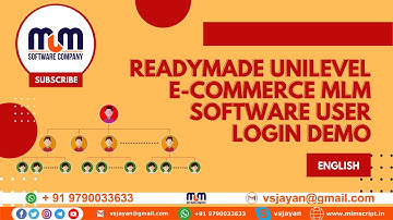 UNILEVEL E COMMERCE USER LOGIN DEMO ENGLISH