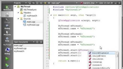 C++ Qt 29   QThread part 2 the Priority