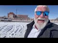 Snow is on the ground at the US Border Patrol Academy in Artesia, New Mexico #winter #weather #storm
