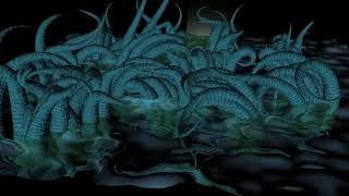 Water Tentacles  Animation Test  2