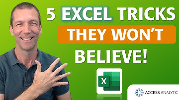 5 Excel Tricks They Won