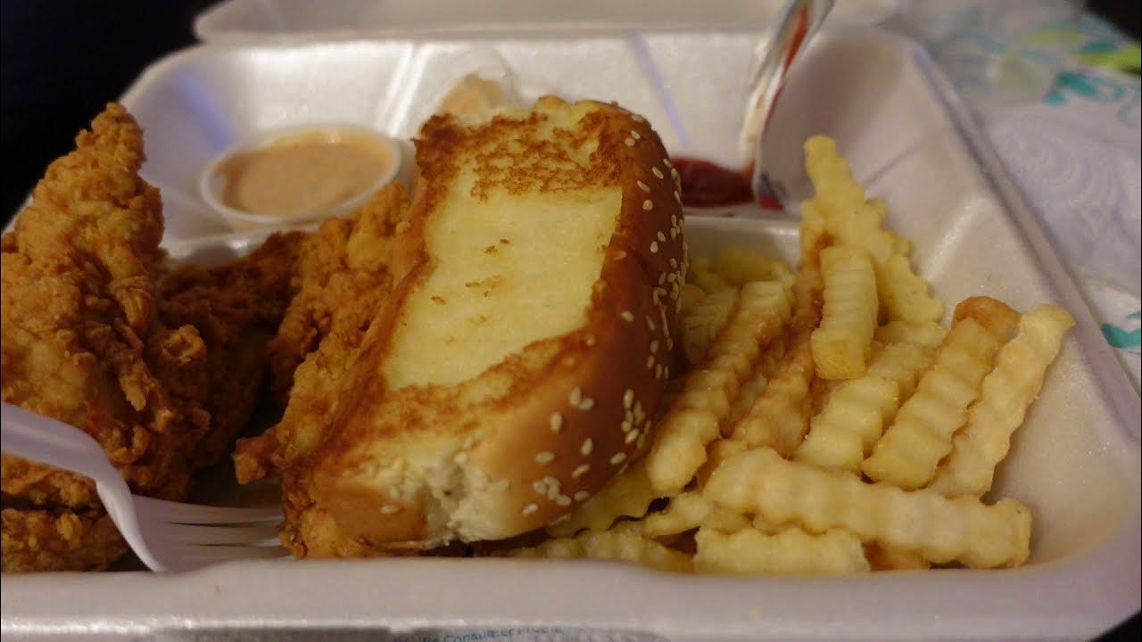 Eating Raising Cane's Caniac Combo again YouTube