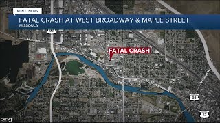Fatal motorcycle crash at West Broadway &amp; Maple in Missoula