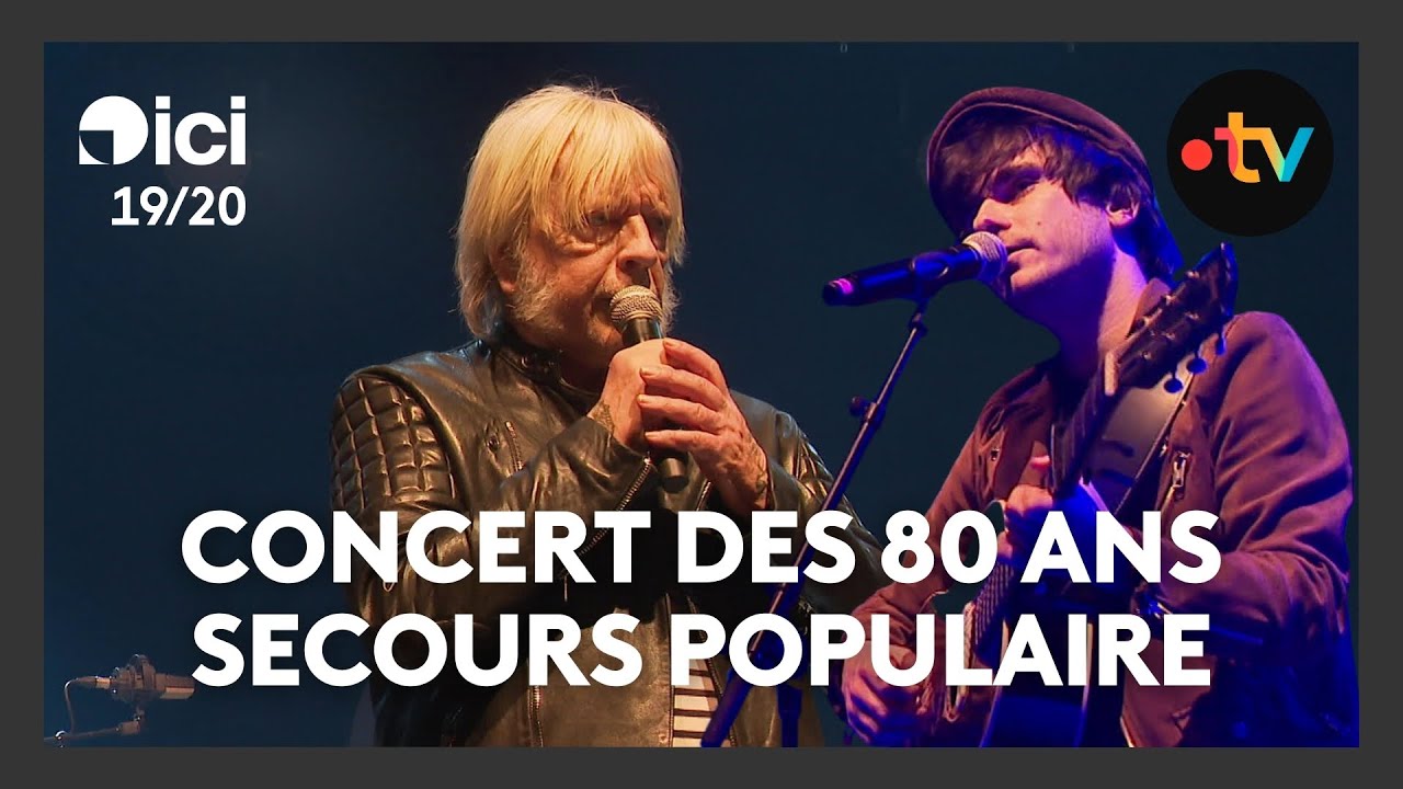 Renaud et d'autres artistes en concert pour célébrer les 80 ans du Secours populaire
