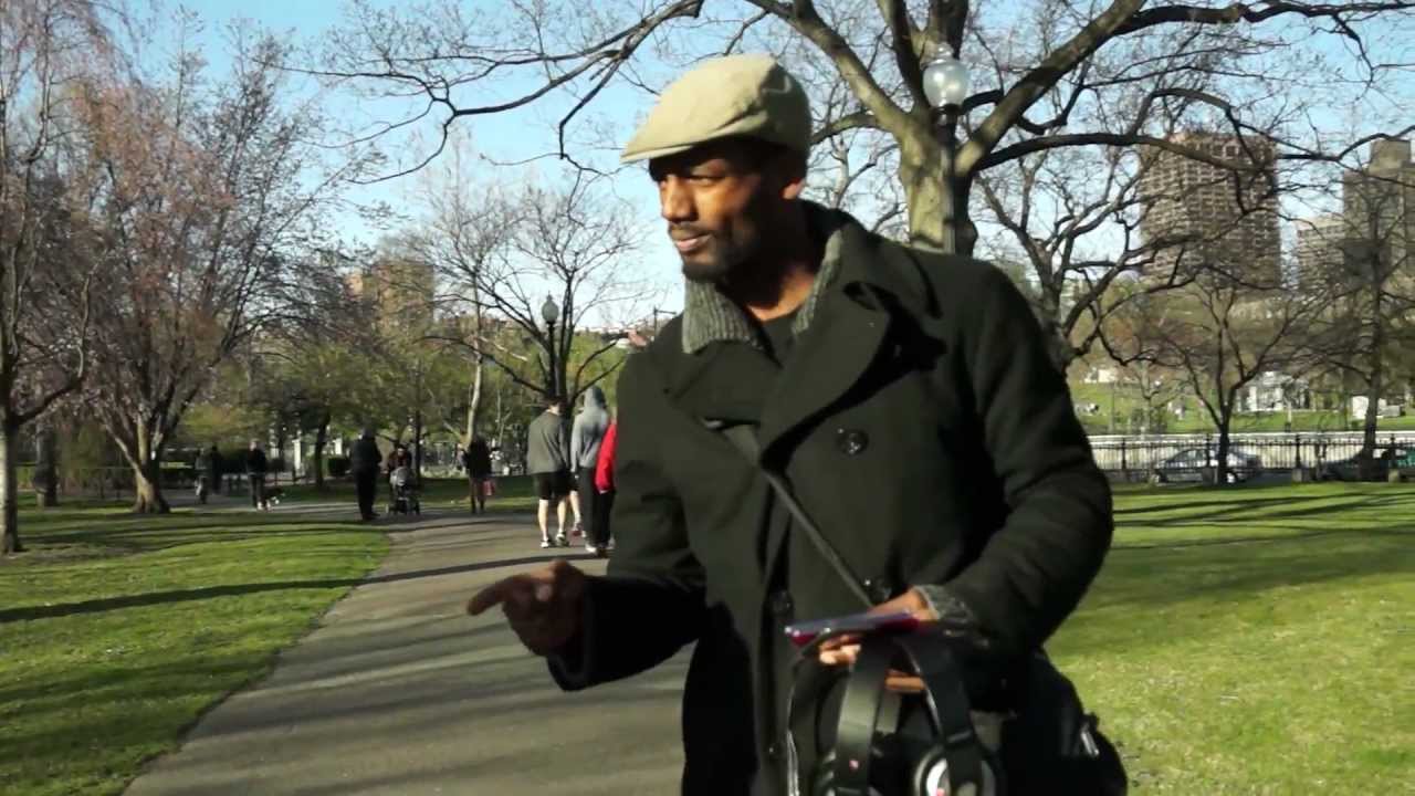 Random Freestyle Rap in Boston Commons | Black Swan Freestyle - YouTube