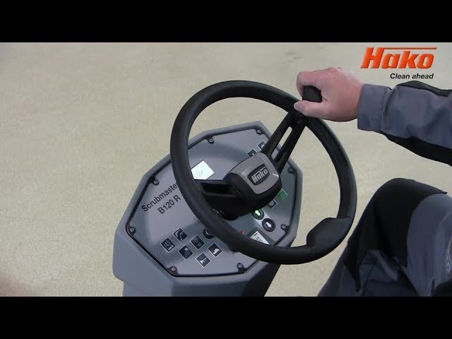Scrubmaster B120 R - Steering wheel with driving knob 