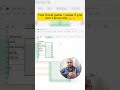 Don’t Add Serial Numbers Manually in Excel! Use This 2-Second Trick 🔢