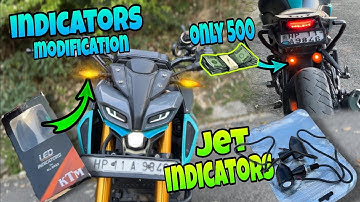 Installing Ktm indicators on my yamaha Mt15 🔥Step by step tutorial ❤️ Mt15 modification