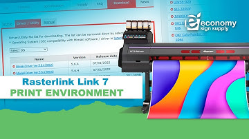 Rasterlink Link 7 PRINT ENVIRONMENT