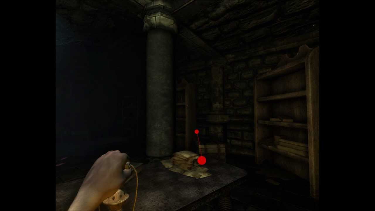 Eye tracking in Amnesia: The Dark Descent using Tobii