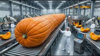 How It's Made: Pumpkin Juice | Modern Food Factory Processing Line