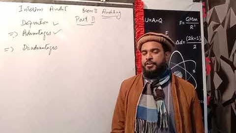 Auditing:   interim audit ,disadvantages