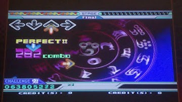 SUPER STAR (FROM NONSTOP MEGAMIX) - CHALLENGE - AA#211 (Full Combo) on DDR EXTREME (AC, Japan)