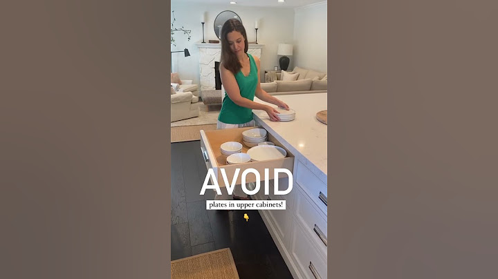 AVOID Putting Your Plates in Kitchen Cabinets! (#homehack #smartdesign #strategy #organize #guide)