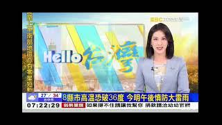 2023 0701 【0700Hello台灣】【氣象時間】
