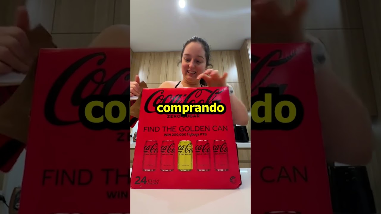NUEVA COCACOLA DORADA CON PREMIO!!! 👀💵🤑