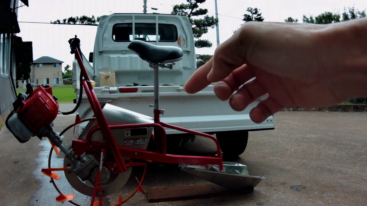 溝切機を軽トラックに載せる、楽な方法